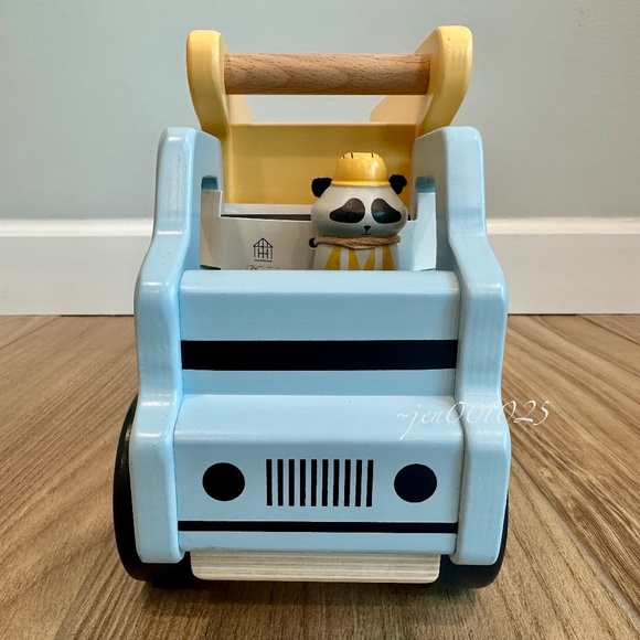 Hearth & Hand Magnolia Toy Construction Truck with Raccoon Peg Pal Dump Truck - Picture 5 of 14